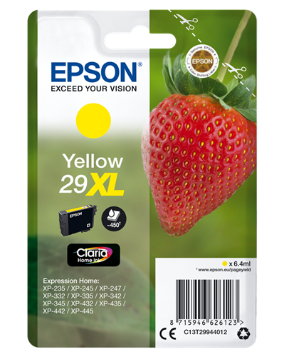 Epson 29 XL yellow ink cartridge
