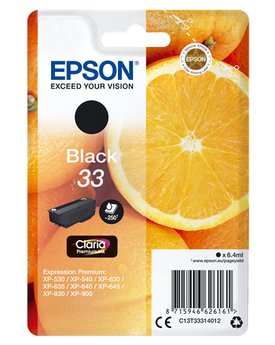 Epson 33 black ink cartridge