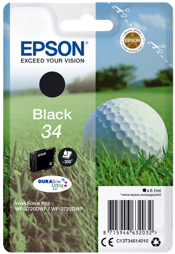 Epson 34 black ink cartridge