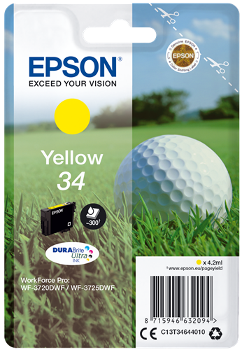 Epson 34 yellow ink cartridge