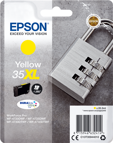Epson 35XL yellow ink cartridge