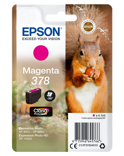 Epson 378 magenta ink cartridge