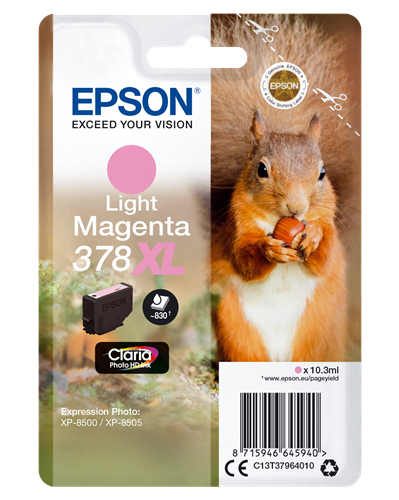 Epson 378XL magenta (light) ink cartridge