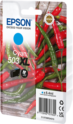 Epson 503 XL cyan ink cartridge