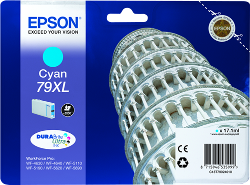 Epson 79 XL cyan ink cartridge