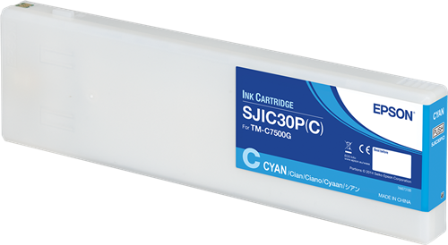 Epson SJIC30P-C cyan ink cartridge