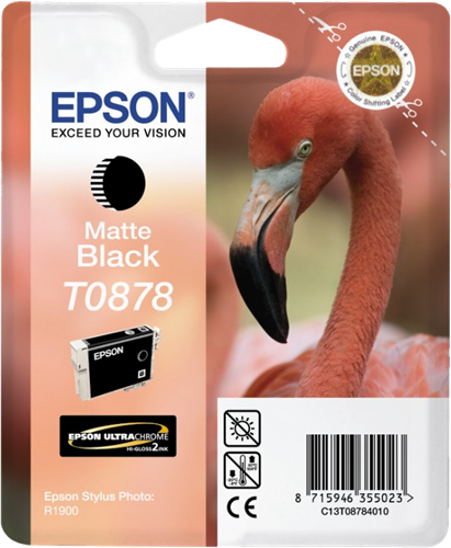 Epson T0878 black ink cartridge