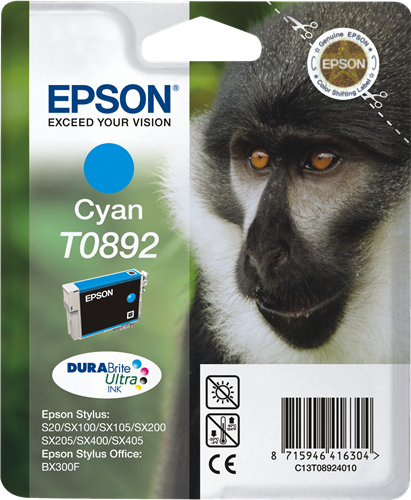 Epson T0892 cyan ink cartridge