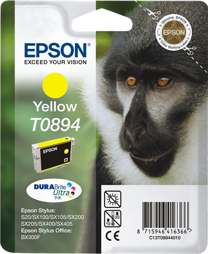 Epson T0894 yellow ink cartridge