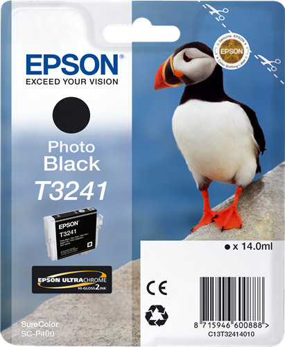 Epson T3241 black ink cartridge