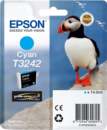 Epson T3242 cyan ink cartridge