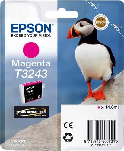 Epson T3243 magenta ink cartridge