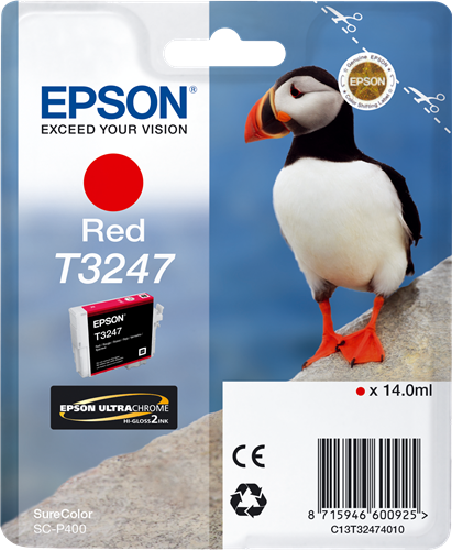 Epson T3247 Red ink cartridge