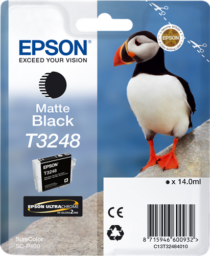 Epson T3248 black ink cartridge