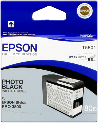 Epson T5801 Black (photo) ink cartridge