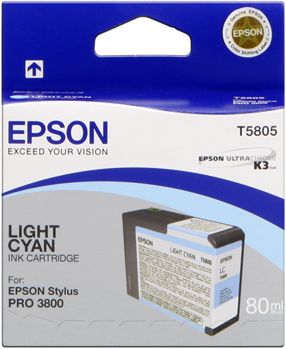 Epson T5805 cyan (light) ink cartridge
