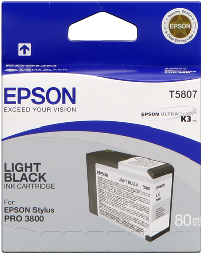 Epson T5807 lightblack ink cartridge