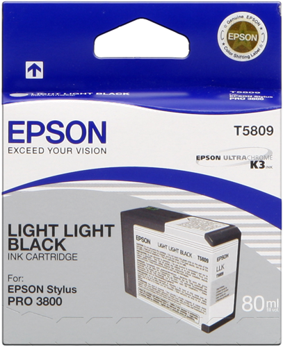 Epson T5809 lightlightblack ink cartridge