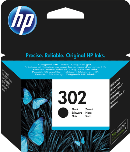 HP 302 black ink cartridge