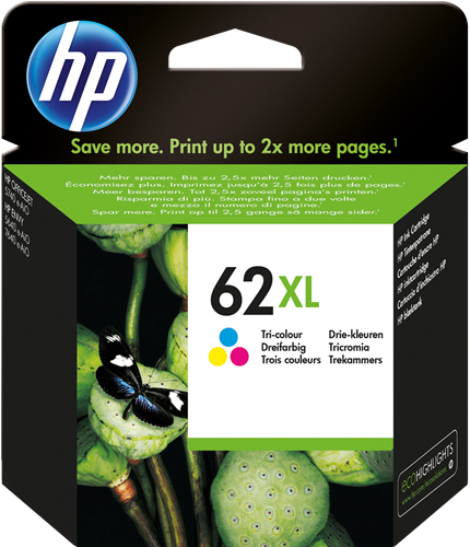 HP 62 XL more colours ink cartridge