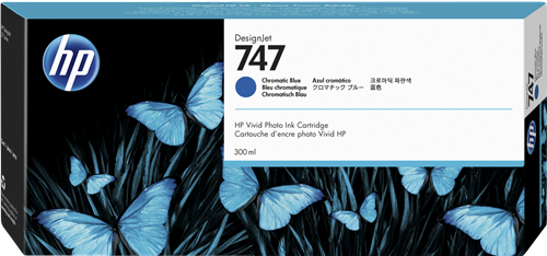 HP 747 Blue ink cartridge