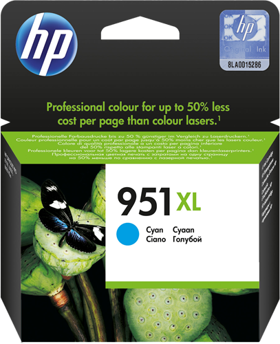HP 951 XL cyan ink cartridge