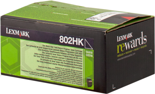 Lexmark 802HK black toner