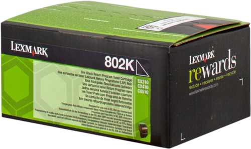 Lexmark 802K black toner
