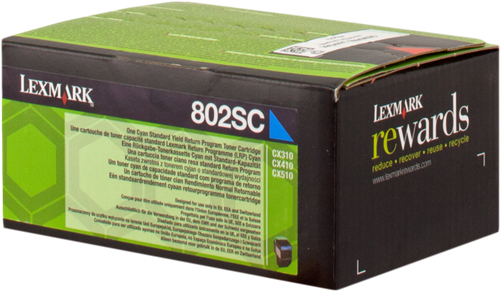 Lexmark 802SC cyan toner