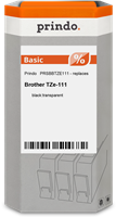 Prindo Basic tape black on transparent