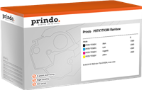 Prindo PRTKYTK580 Rainbow black / cyan / magenta / yellow value pack