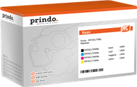 Prindo PRTSCLT506L Rainbow black / cyan / magenta / yellow value pack