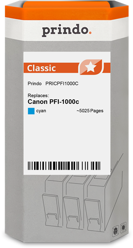 Prindo Classic cyan ink cartridge