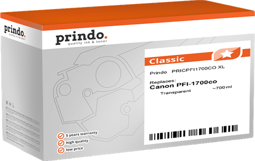 Prindo Classic XL clear ink cartridge