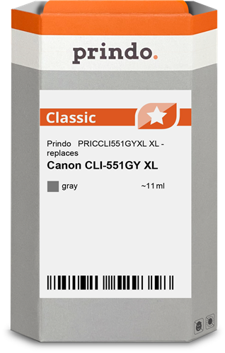 Prindo Classic XL Gray ink cartridge