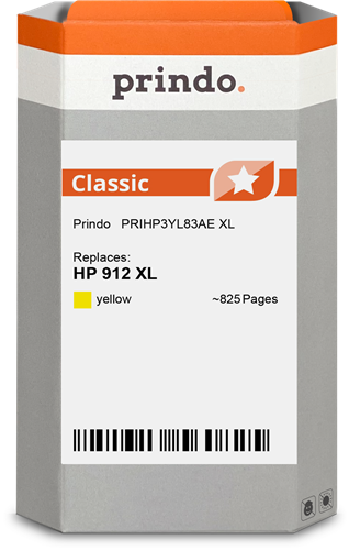 Prindo Classic XL yellow ink cartridge
