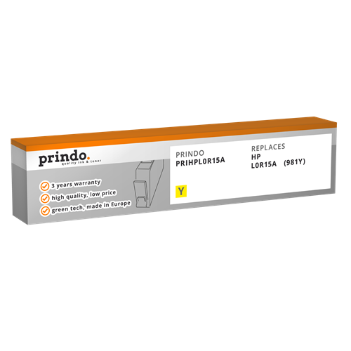 Prindo Classic XXL yellow ink cartridge
