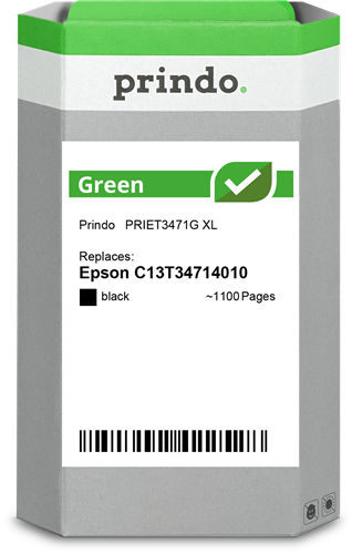 Prindo Green XL black ink cartridge