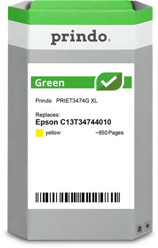 Prindo Green XL yellow ink cartridge