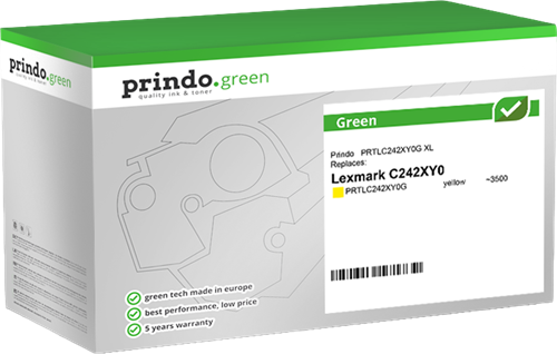 Prindo Green XXL yellow toner