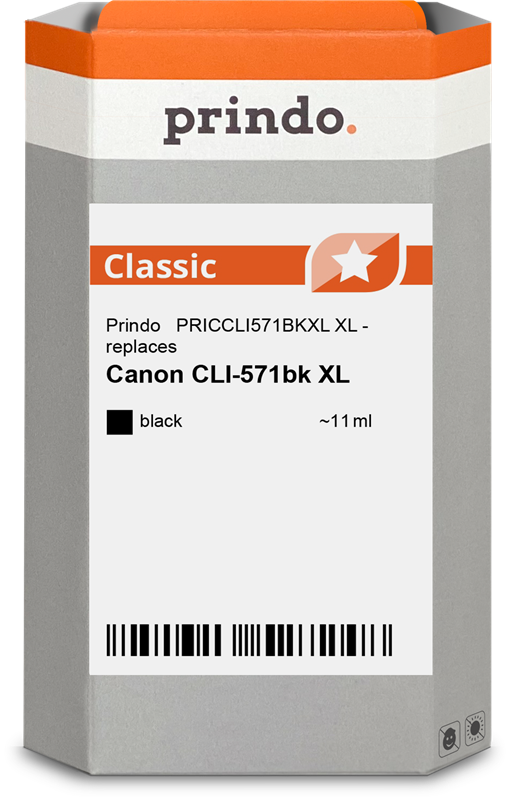 Prindo CLI-571XL black ink cartridge