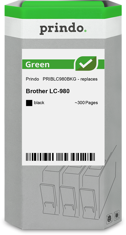 Prindo Green black ink cartridge