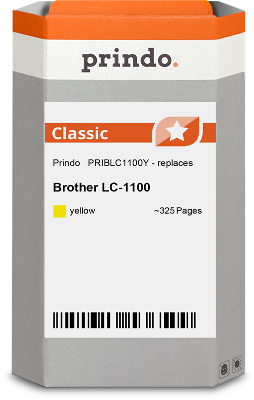 Prindo LC-1100 yellow ink cartridge
