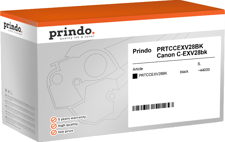 Prindo PRTCCEXV28BK black toner
