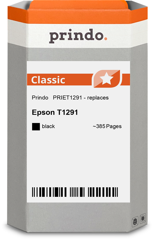 Prindo T1291 black ink cartridge