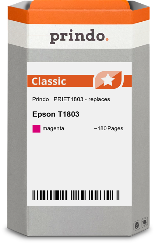 Prindo T1803 magenta ink cartridge