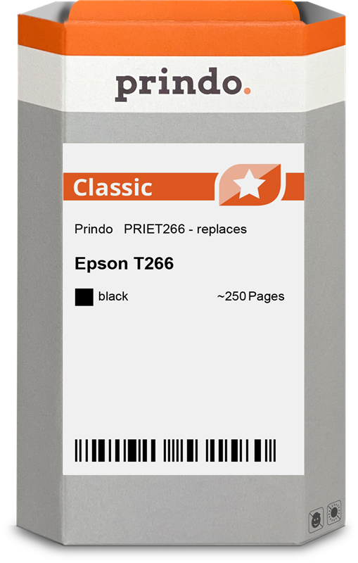 Prindo T266 black ink cartridge