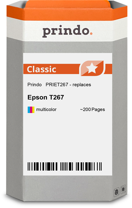 Prindo T267 more colours ink cartridge
