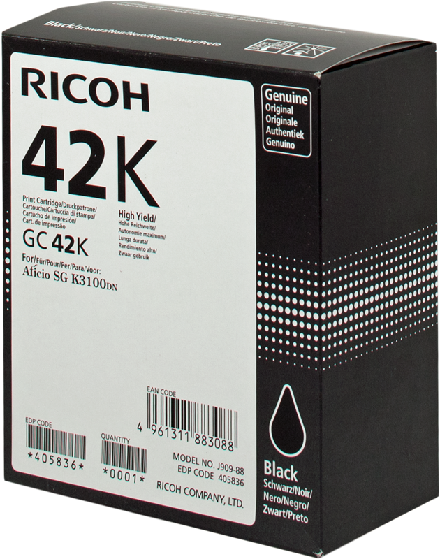 Ricoh Aficio SG K3100DN GC 42 bk